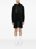 Mostly Heard Rarely Seen Track asymmetric panelled hoodie