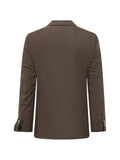 BOSS slim-fit jacket in virgin wool, silk and linen