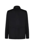 Herno funnel-neck flap-pocket jacket