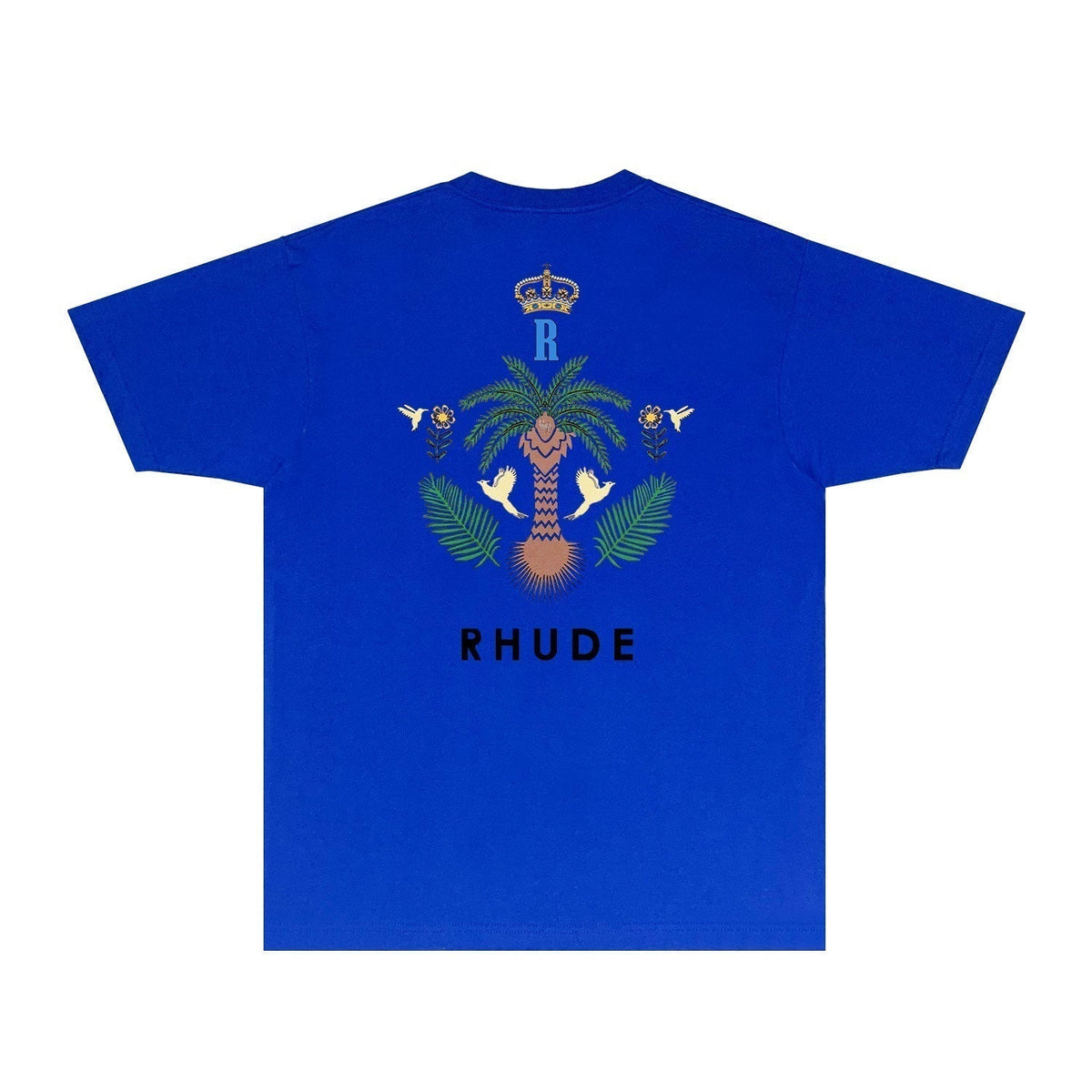 Rhude T-shirts Printed Trendy Pure Cotton