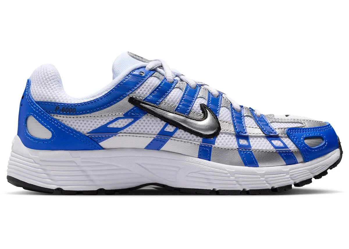 Nike P-6000 Racer Blue Metallic Silver White (GS) HV5064-402