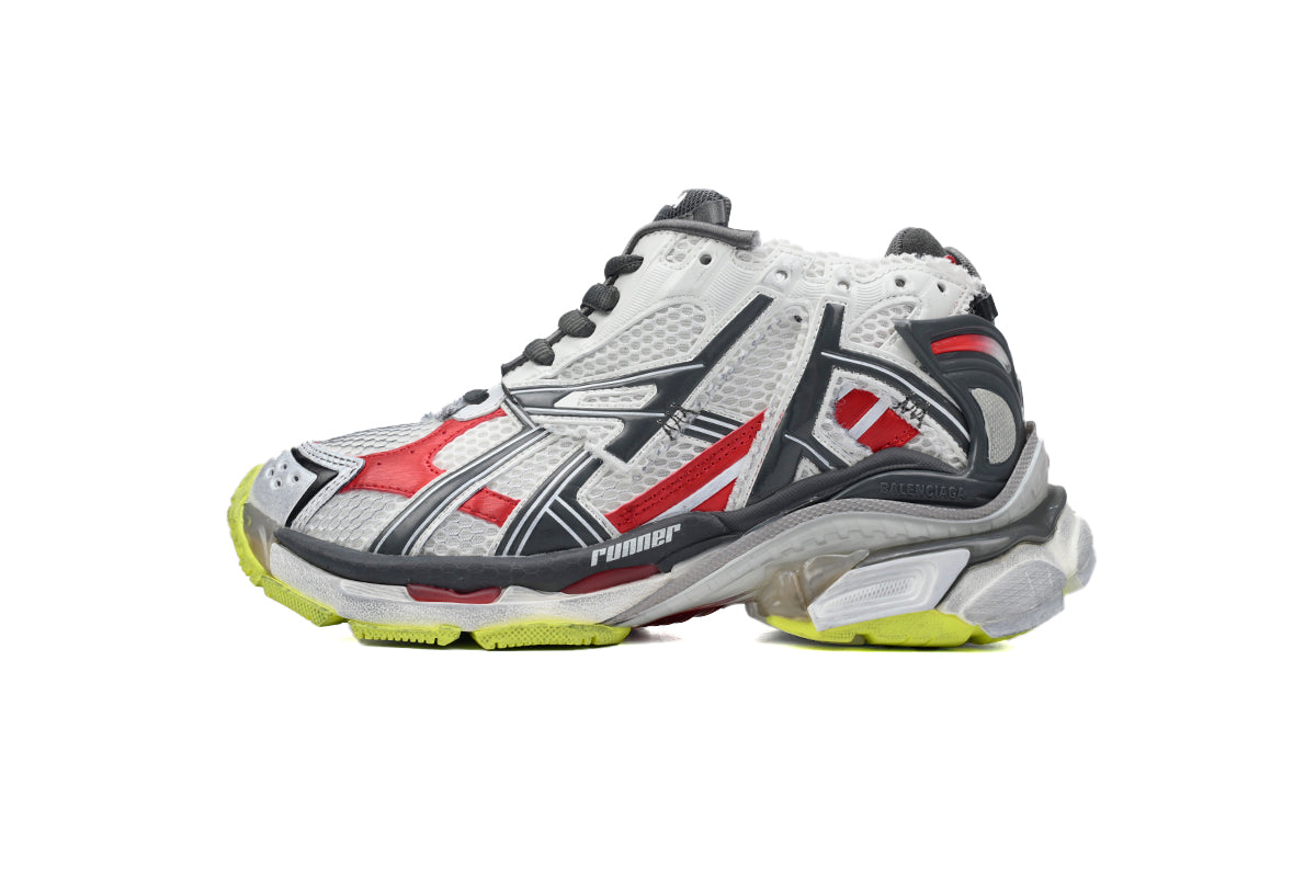 Balenciaga Runner Black White Red Neon Yellow 677403W3RB69167